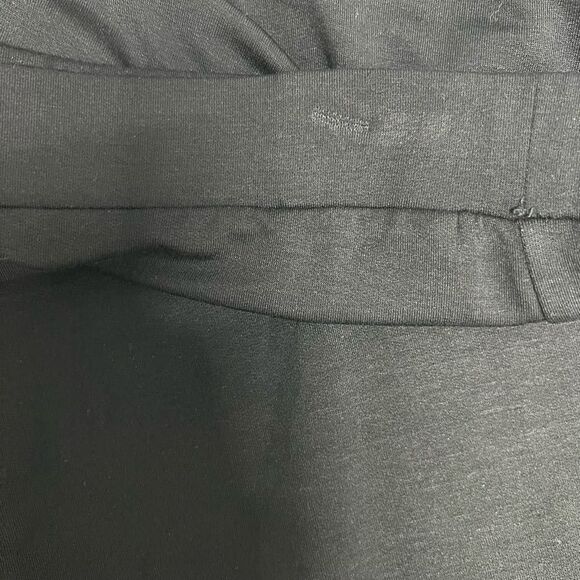 DKNY Pure Travel Pants Black Elastic Waist and Wide Leg Style Lounge Leisure XL - Picture 3 of 16